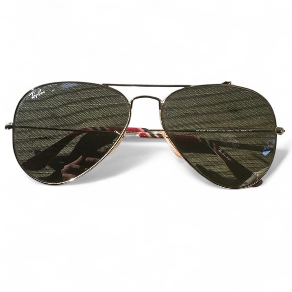 Ray-Ban for Brooks Brothers Capsule Collection 2011 Gold Aviator Sunglasses - Picture 11 of 13